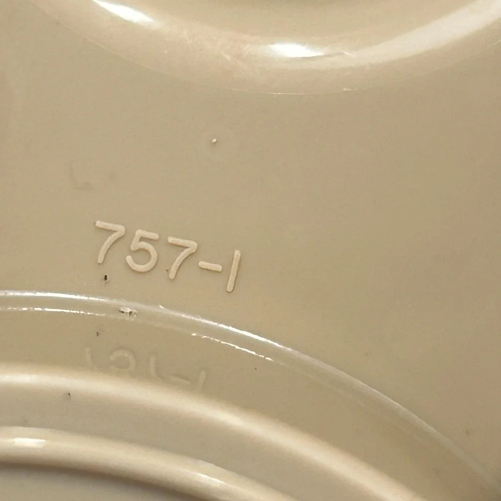 Vintage Tupperware Condiment Caddy Carousel 3 Containers Tan White‎ 757-1 758-12